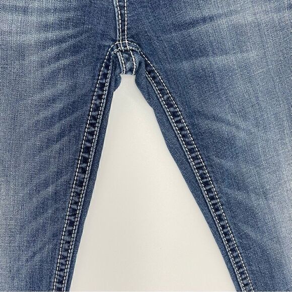 Express Rerock Low Rise Cropped Skinny Jeans - 2 - Picture 8 of 12